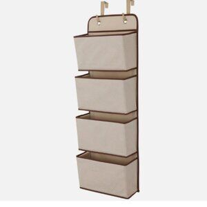Delta Children 4-Pocket Nursery Over the Door Organizer With Hooks Included